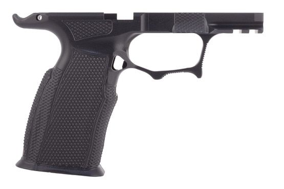Aggressively textured grip frame for Sig Sauer P365.